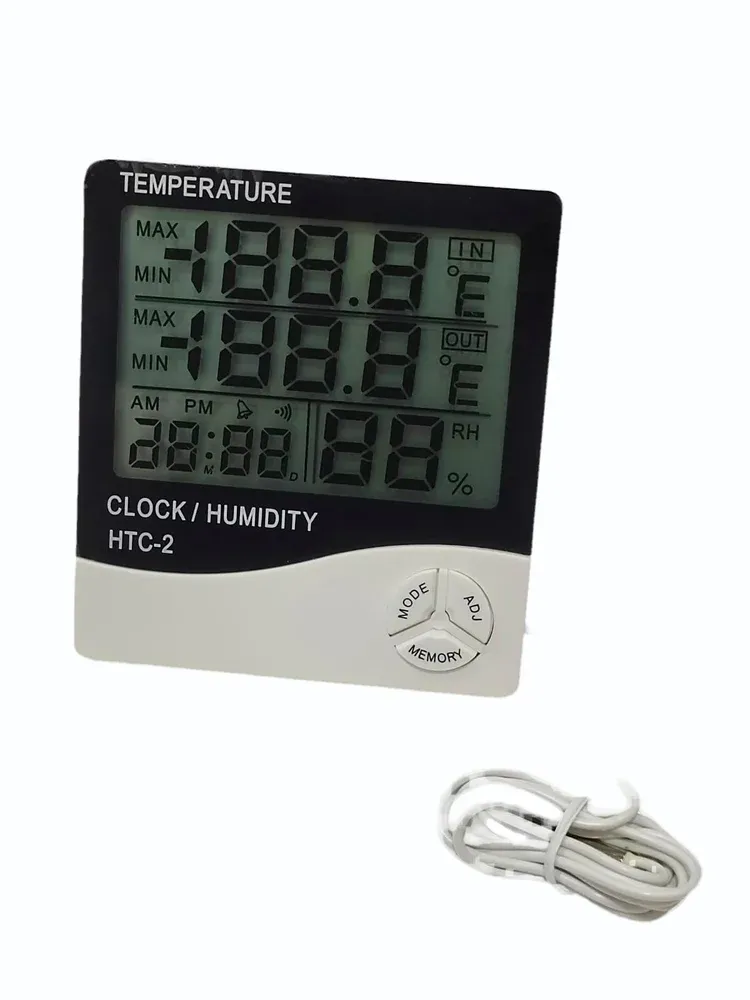 Thermometer Hygrometer HTC-2 with Sensor Cable, For Industrial